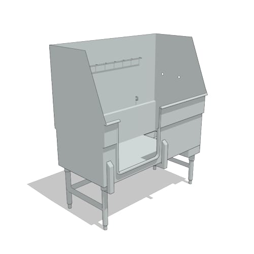 Step-In Tub with Hair Catching System: 48" x 24" - Right Drain (W48HT-RH)