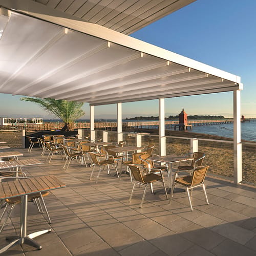 Retractable Fabric Roof Pergolas