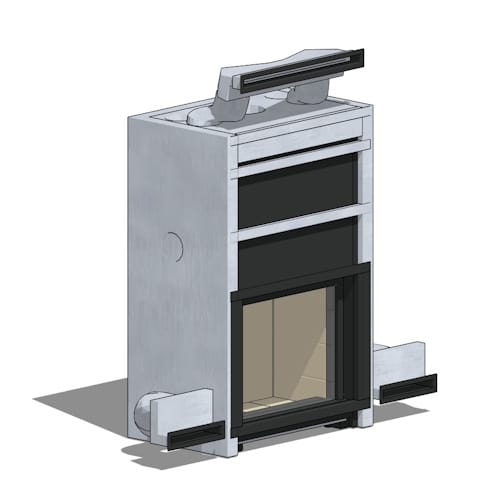 Fireplace: s[21]sf - 95 (Simple Face)