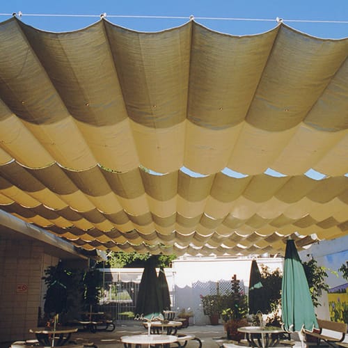 Horizontal Roman Shade