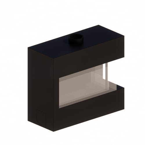 preview of A-6-FR-48: Blaze Series 6' x 48" Front and Right View Gas Fireplace