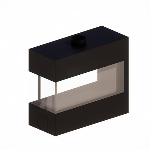 preview of A-4-PE-60: Blaze Series 4' x 60" Peninsula Gas Fireplace