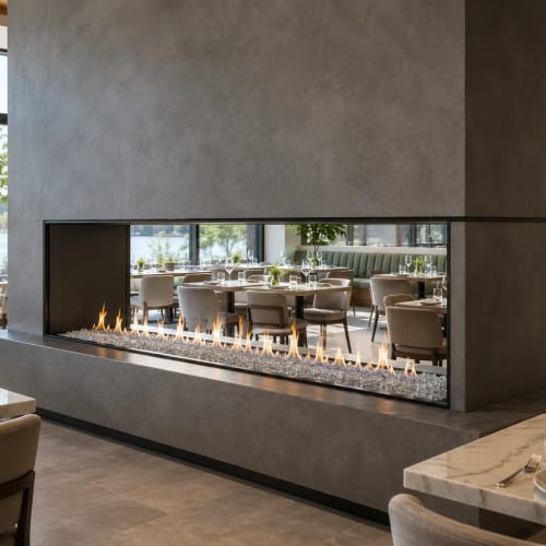 BLAZE See-Through Open Gas Fireplace Series