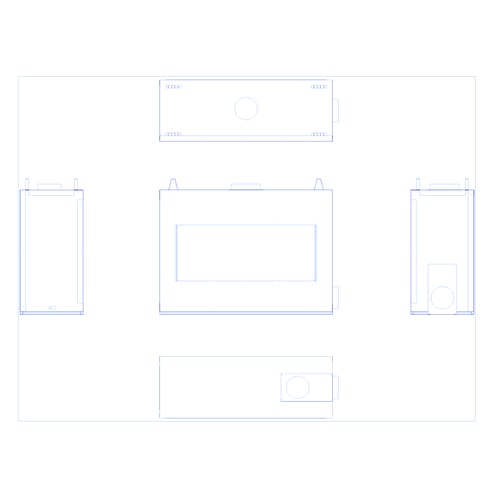 A-SS-4-SS: Signature Series Linear 4' Single Sided Gas Fireplace System