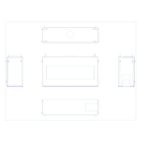 A-SS-6-SS: Signature Series Linear 6' Single Sided Gas Fireplace System
