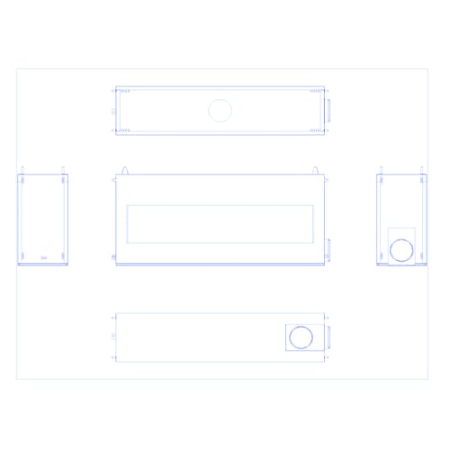 A-SS-8-ST: Signature Series Linear 8' See-Through Gas Fireplace System