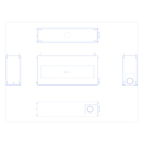 A-SS-7-IOO: Signature Series Linear 7' Indoor/Outdoor Open Gas Fireplace System