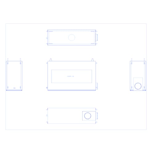 A-SS-5-IOO: Signature Series Linear 5' Indoor/Outdoor Open Gas Fireplace System