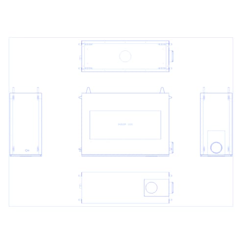 A-SS-4-IOO: Signature Series Linear 4' Indoor/Outdoor Open Gas Fireplace System