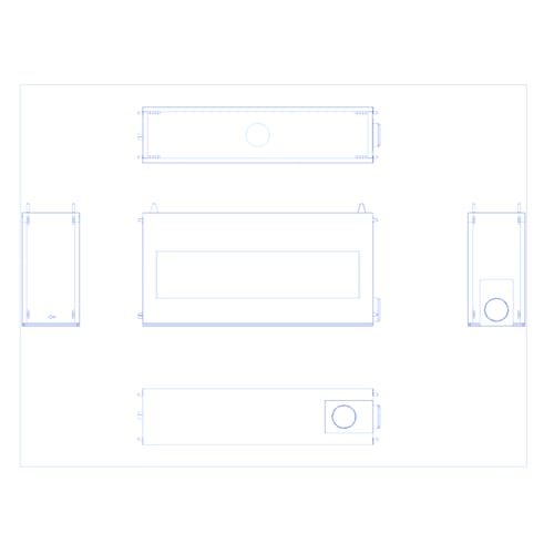 A-SS-7-STO: Signature Series Linear 7' See-Through Open Gas Fireplace System