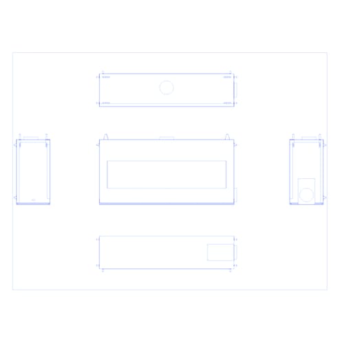 A-SS-7-SSO: Signature Series Linear 7' Single Sided Open Gas Fireplace System