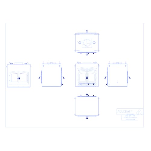 HR30 IO ARCH: The Hearthroom 30 Indoor/Outdoor Wood-Burning Fireplace Series