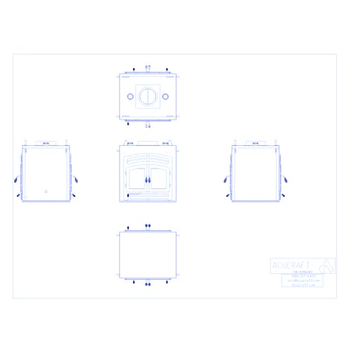 HR30 ST ARCH: The Hearthroom 30 See-Through Wood-Burning Fireplace Series