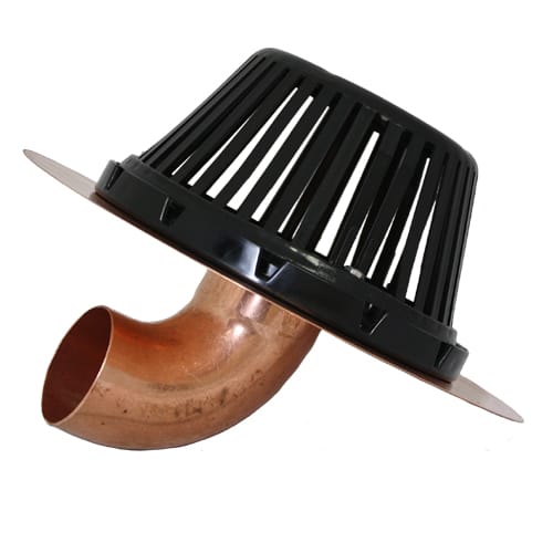 Roof Drains: Copper Side Outlet
