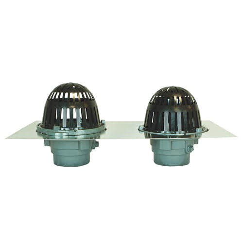 Roof Drains: RD-260 Small Area Dual Overflow 