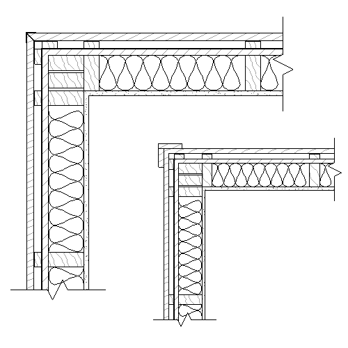 Real Rain Screen™ Siding (Wood Studs): Outside Corner Detail 
