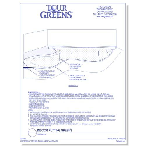 Indoor Putting Greens - Residential