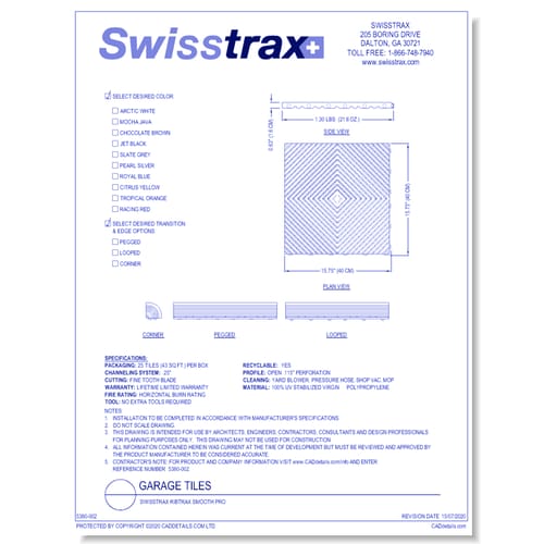 Swisstrax Ribtrax Smooth Pro