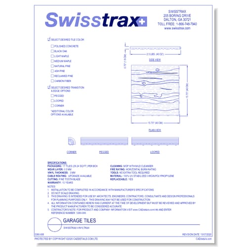 Swisstrax Vinyltrax