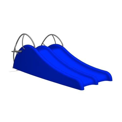 Freestanding Play Features: Twin Tot Slide