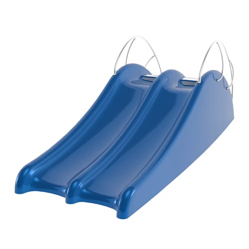 Freestanding Play Features: Twin Tot Slide