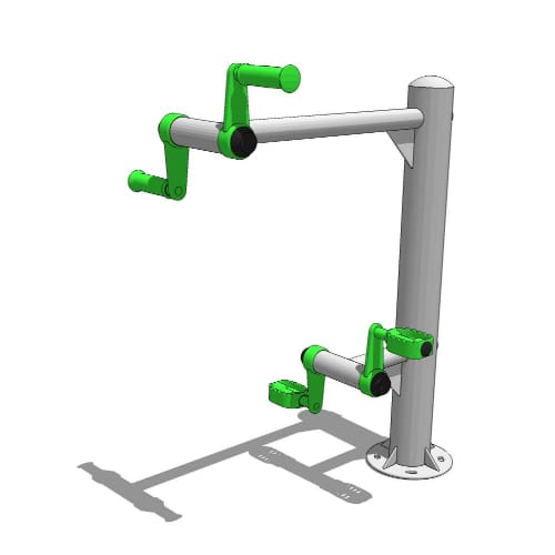 ExoFit: Wheelchair Accessible Arm & Foot Wheel