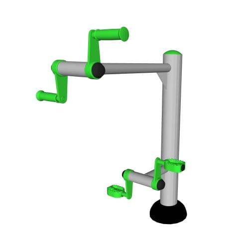 ExoFit: Wheelchair Accessible Arm & Foot Wheel