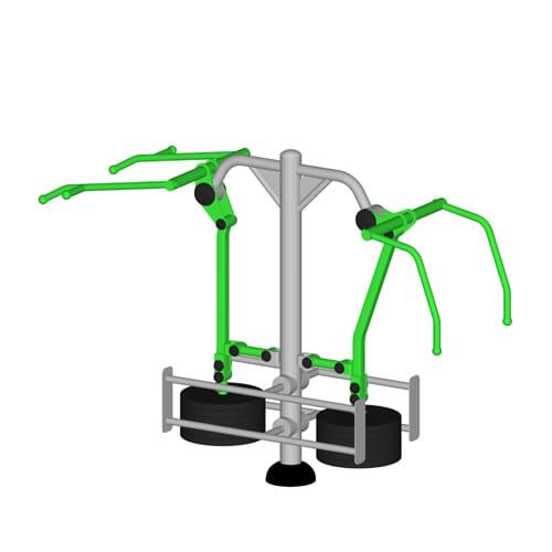 ExoFit: Wheelchair Accessible Chest / Lat Combo