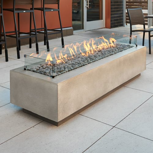 Cove 72" Linear Gas Fire Pit Table preview 2