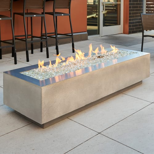 Cove 72" Linear Gas Fire Pit Table preview 3