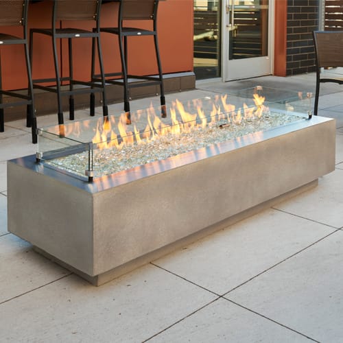 Cove 72" Linear Gas Fire Pit Table preview 6