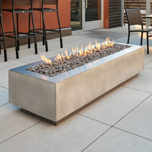Cove 72" Linear Gas Fire Pit Table preview 8