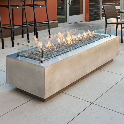 Cove 72" Linear Gas Fire Pit Table preview 9