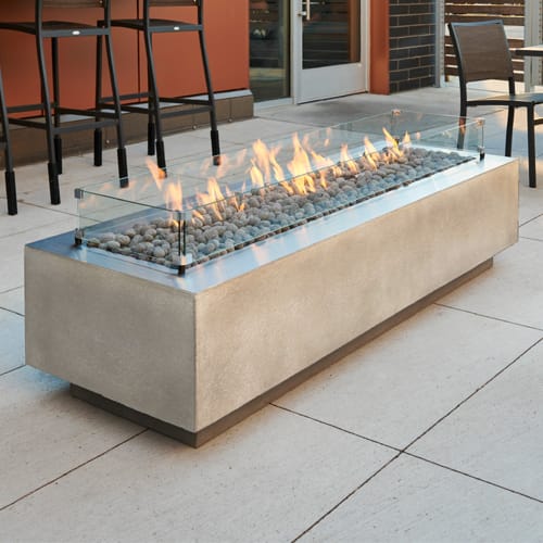 Cove 72" Linear Gas Fire Pit Table preview 10