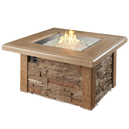Sierra Square Gas Fire Pit Table