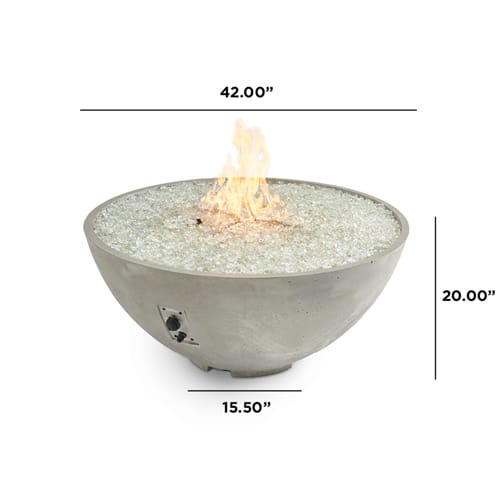 Cove 42" Edge Round Gas Fire Pit Bowl preview 6