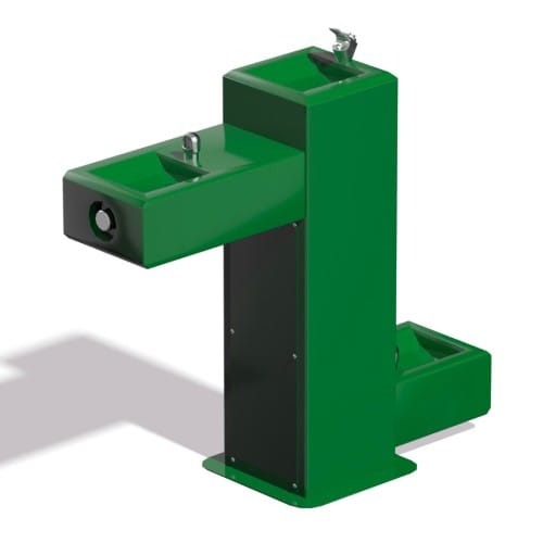 (350020) Drinking Fountain, Triple Basin (Standard, Accessible and Dog)  preview 2