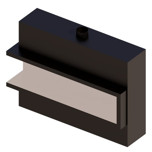 preview of Custom 7' Corner - C-VIEW (C720CL/CR) Commercial Gas Fireplace