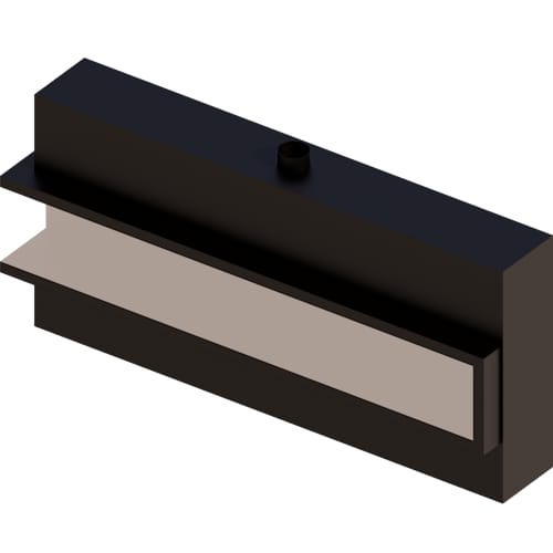 Custom 11' Corner - C-VIEW (C1120CL/CR) Commercial Gas Fireplace