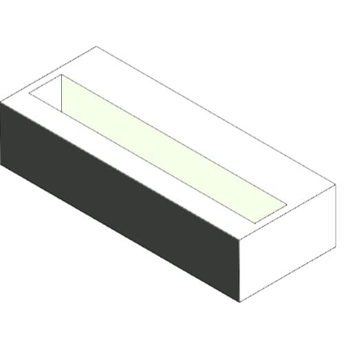 Custom 7' Single Sided - PRODIGY Series (PC7) Light Commercial Gas Fireplace