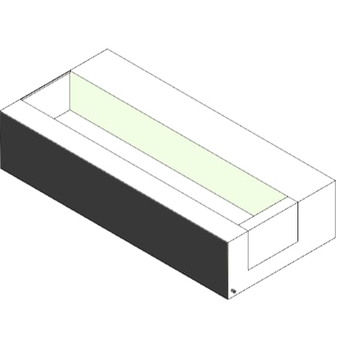 Custom 7' Corner L/R - PRODIGY Series (PCCL/R7) Light Commercial Gas Fireplace