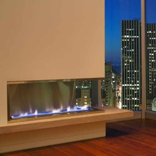 Corner Commercial Gas Fireplace