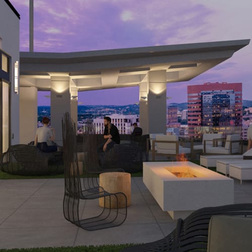 Firepit Commercial Gas Fireplace