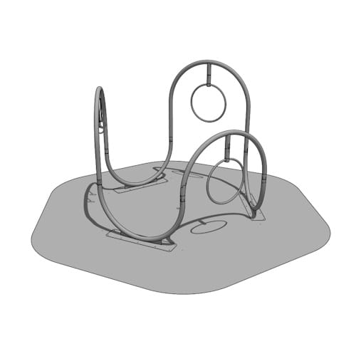 Aerial Loops Trio - 2 Hoops, 1 Rings