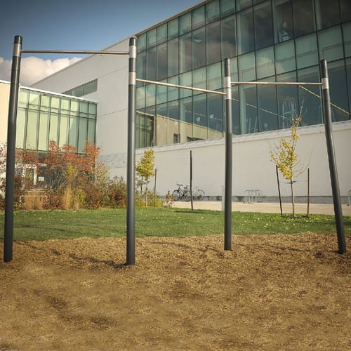 Fitness Equipment: Pull-up Bars Triple