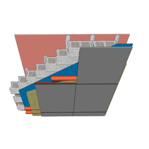 Armatherm™ ArmaGirt: Fiber Cement - Wall Plan- CMU