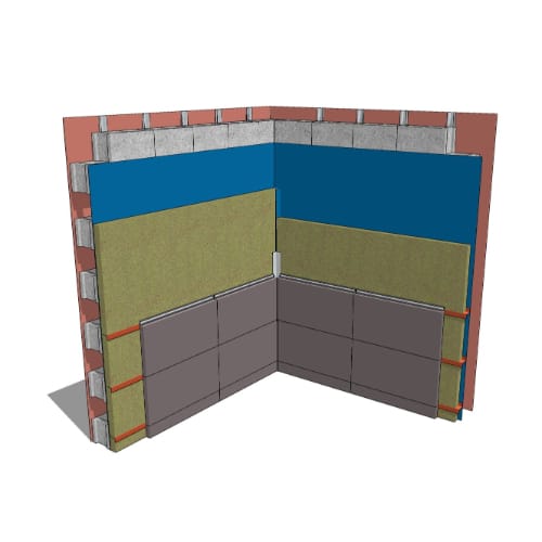 Armatherm™ ArmaGirt: ACM Panel - Inside Corner - CMU
