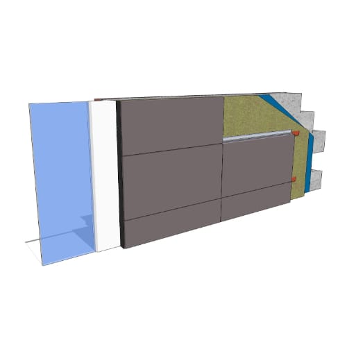 Armatherm™ ArmaGirt: ACM Panel - Sliding Door Jamb - CMU