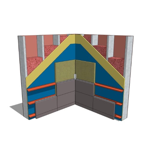 Armatherm™ ArmaGirt: ACM Panel - Inside Corner - Stud Wall