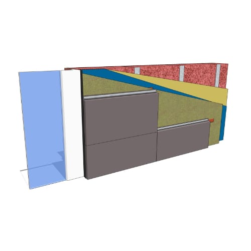 Armatherm™ ArmaGirt: ACM Panel - Sliding Door Jamb - Stud Wall
